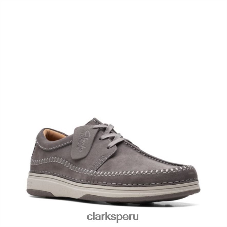 corbata natural 5 combi gris oscuro clarks combi gris oscuro hombres Clarks 40N4LX6685 combinado gris oscuro