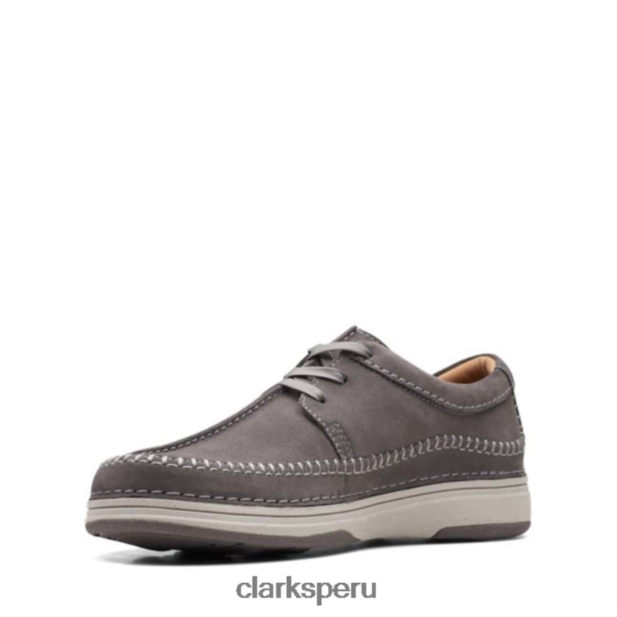 corbata natural 5 combi gris oscuro clarks combi gris oscuro hombres Clarks 40N4LX6685 combinado gris oscuro