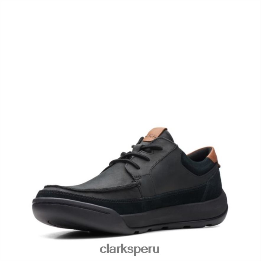 cuero negro clarks ashcombe craft cuero negro hombres Clarks 40N4LX5624 cuero negro