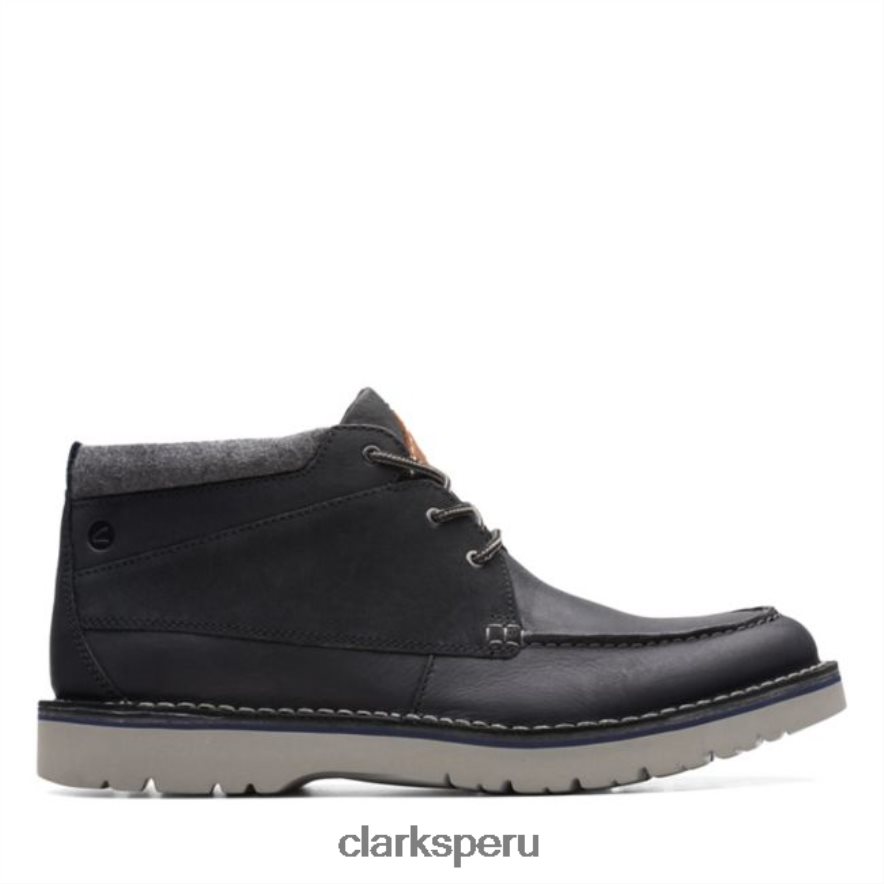 cuero negro clarks eastford top cuero negro hombres Clarks 40N4LX6616 cuero negro