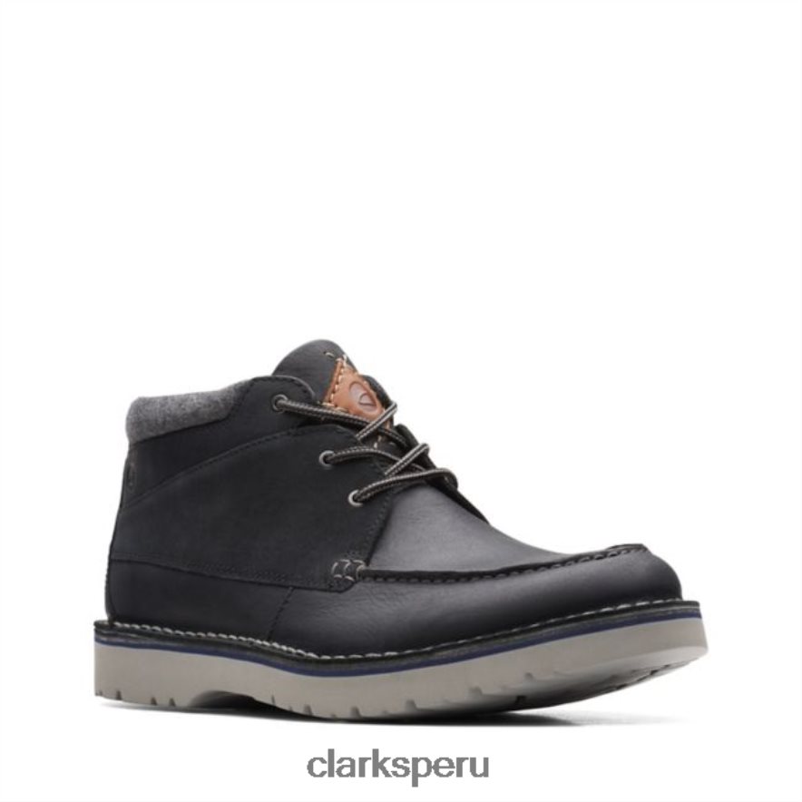cuero negro clarks eastford top cuero negro hombres Clarks 40N4LX6616 cuero negro