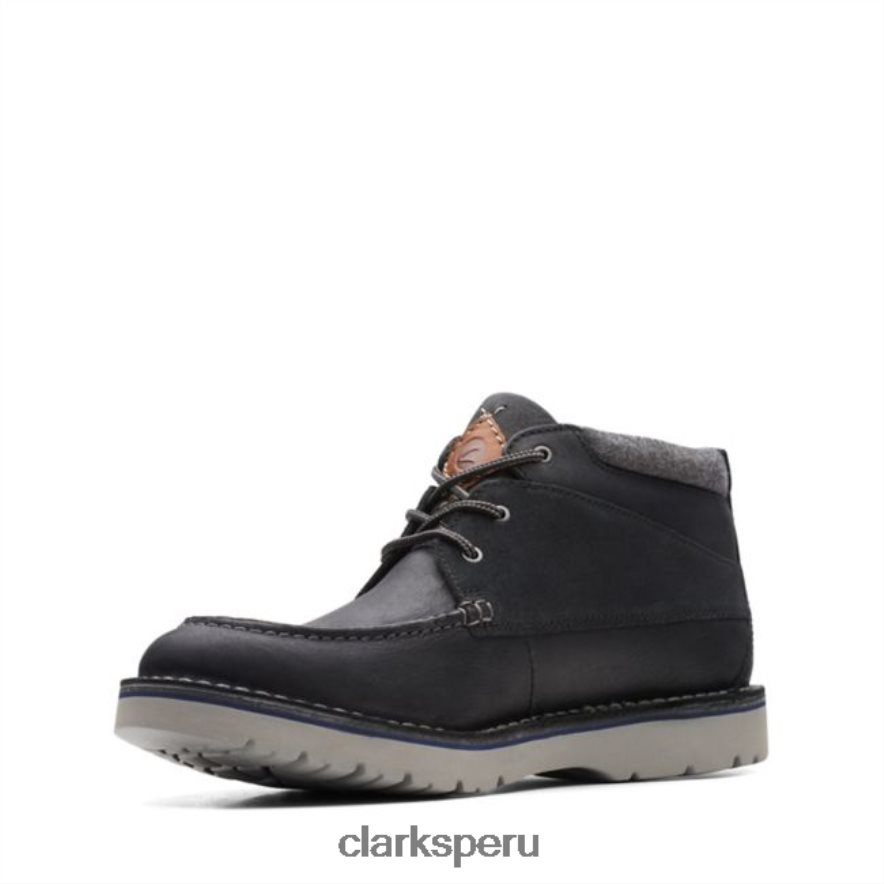 cuero negro clarks eastford top cuero negro hombres Clarks 40N4LX6616 cuero negro