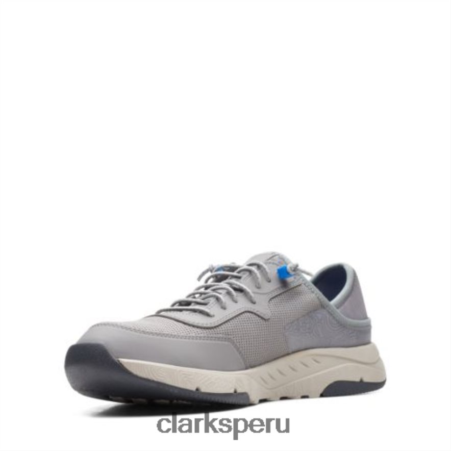 davis low clarks gris combi hombres Clarks 40N4LX4429 combinado gris