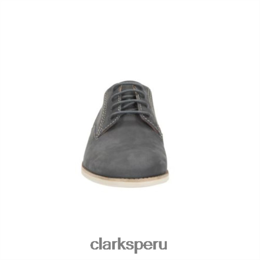 franson liso clarks nubuck azul hombres Clarks 40N4LX4447 nubuck azul