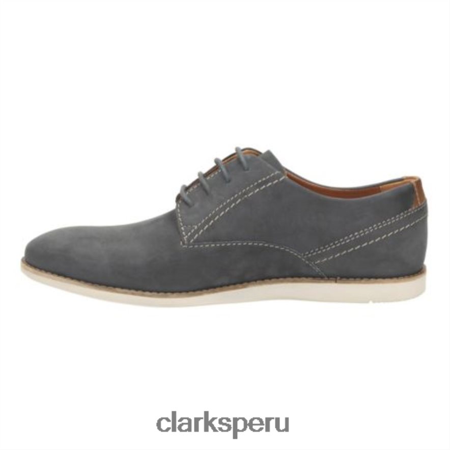 franson liso clarks nubuck azul hombres Clarks 40N4LX4447 nubuck azul