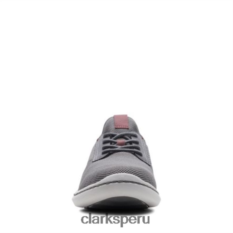 gris textil clarks step urban low hombres Clarks 40N4LX4467 textil gris