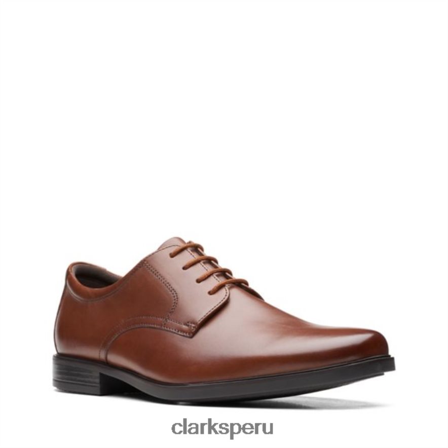howard walk cuero tostado oscuro clarks cuero tostado oscuro hombres Clarks 40N4LX5477 cuero bronceado oscuro