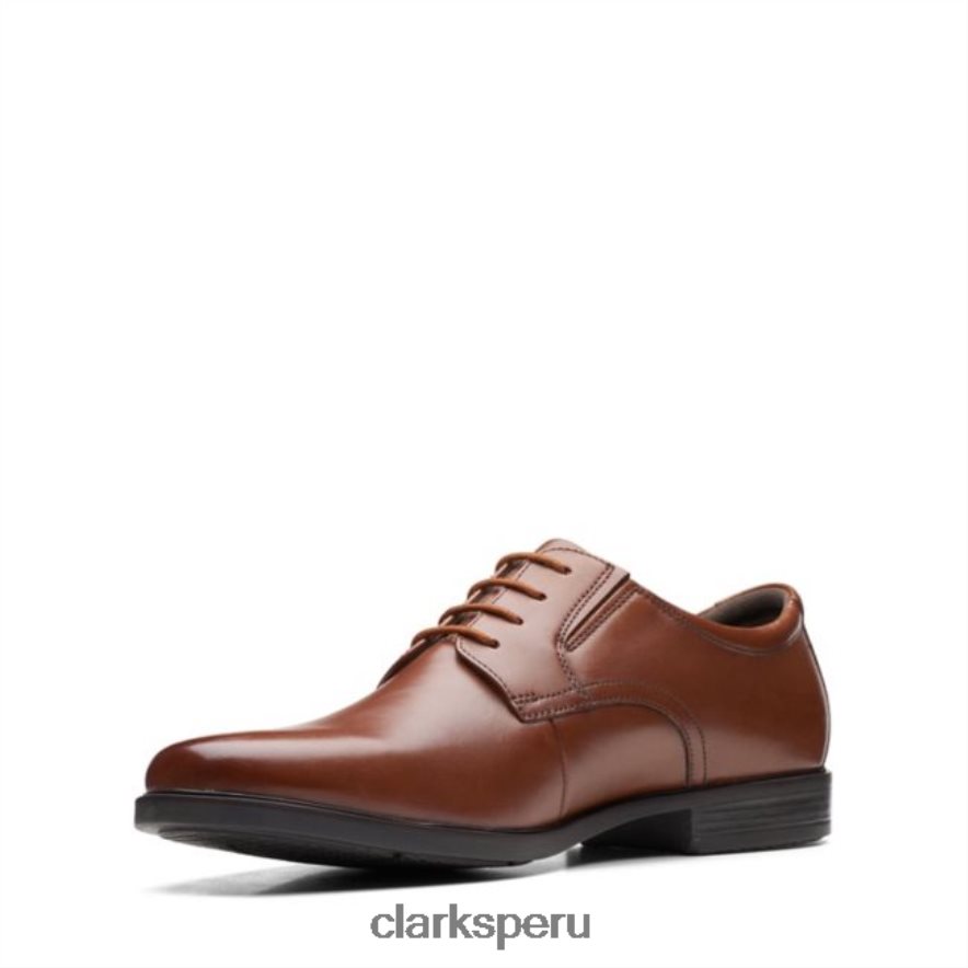howard walk cuero tostado oscuro clarks cuero tostado oscuro hombres Clarks 40N4LX5477 cuero bronceado oscuro