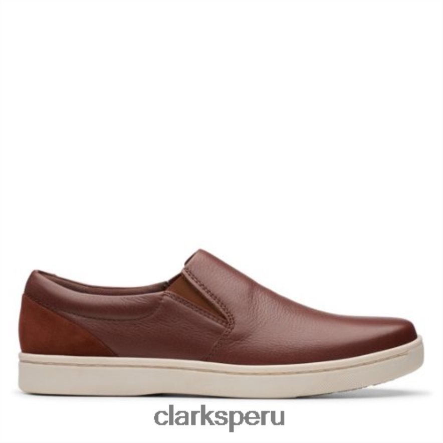 kitna free clarks caoba ny cuero hombres Clarks 40N4LX4423 cuero caoba