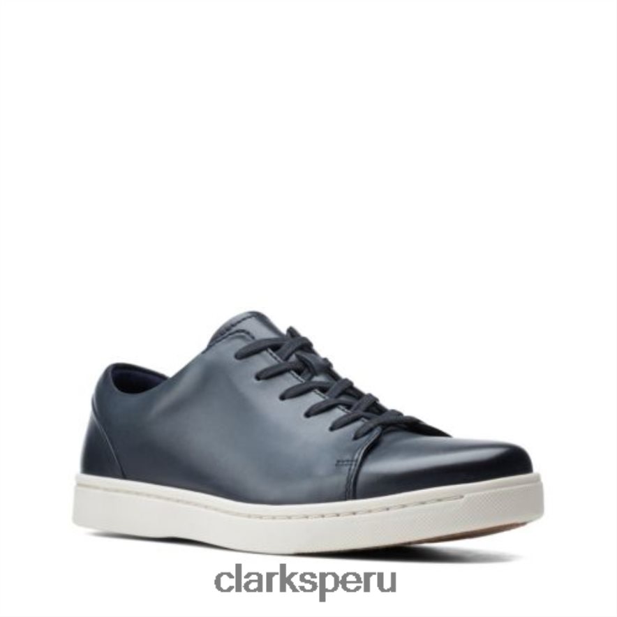 kitna lo clarks cuero azul marino hombres Clarks 40N4LX4485 cuero azul marino
