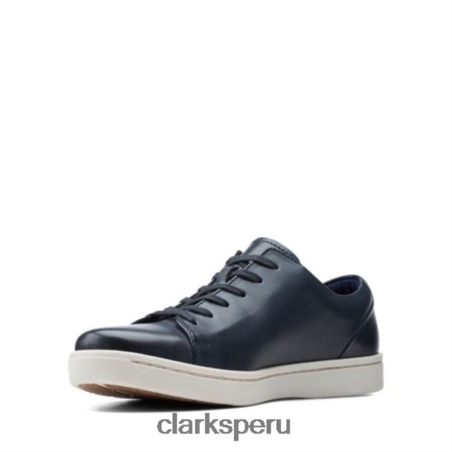 kitna lo clarks cuero azul marino hombres Clarks 40N4LX4485 cuero azul marino