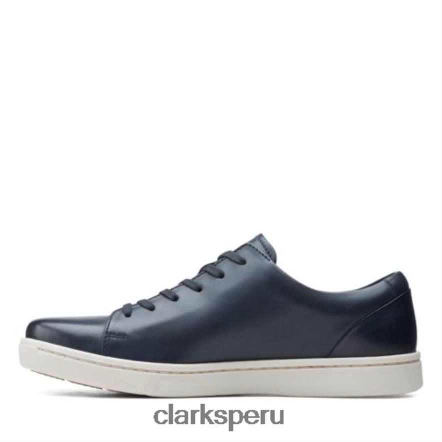 kitna lo clarks cuero azul marino hombres Clarks 40N4LX4485 cuero azul marino