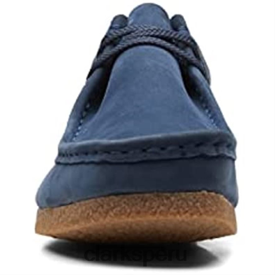 mocasín clarks shacre ii run para hombre nubuck azul marino hombres Clarks 40N4LX1877 nubuck azul marino