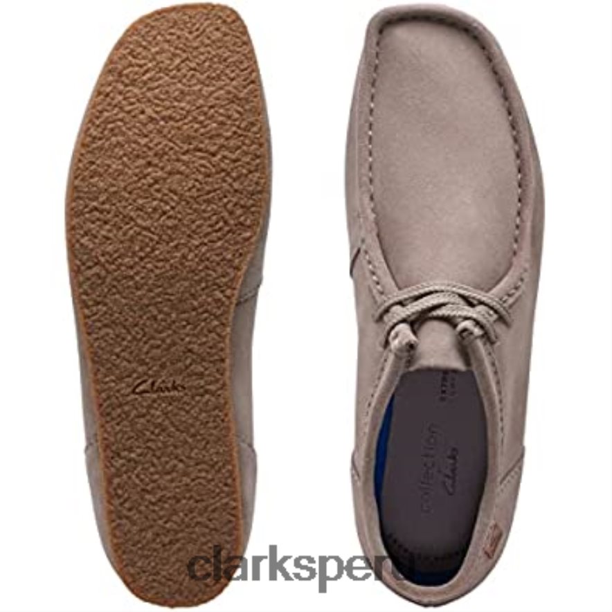mocasín shacre ii run para hombre clarks de gamuza color piedra hombres Clarks 40N4LX2454 gamuza piedra