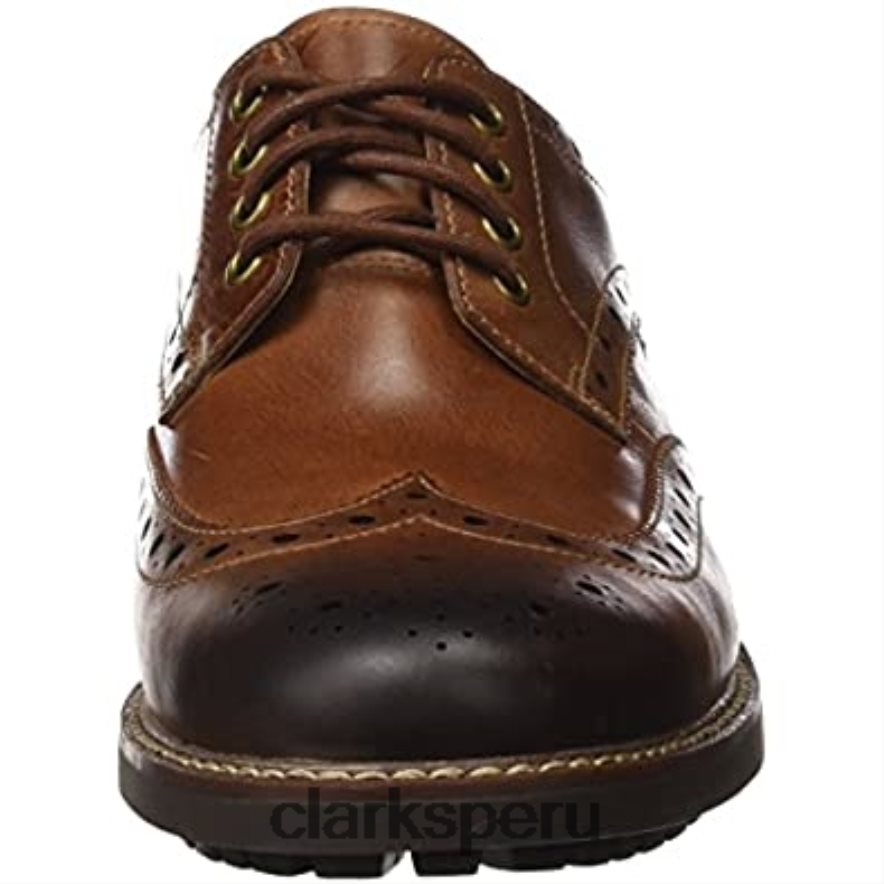 montacute ala brogue para hombre marrón tostado oscuro lea clarks hombres Clarks 40N4LX2334 marrón oscuro bronceado lea