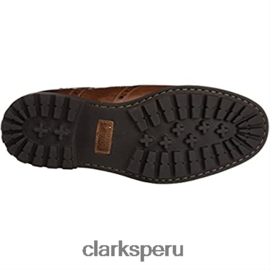 montacute ala brogue para hombre marrón tostado oscuro lea clarks hombres Clarks 40N4LX2334 marrón oscuro bronceado lea