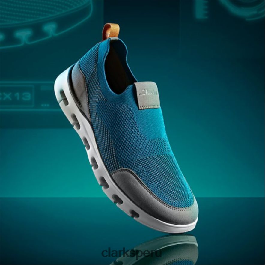 naturaleza x facilidad verde azulado clarks verde azulado hombres Clarks 40N4LX6669 verde azulado