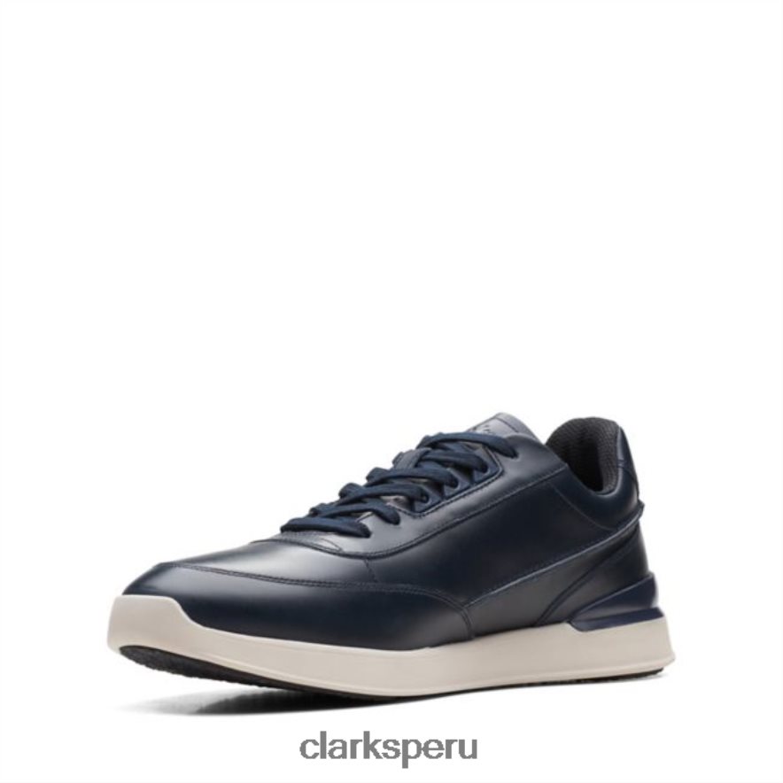 race lite encaje cuero azul marino clarks de cuero azul marino hombres Clarks 40N4LX5622 cuero azul marino