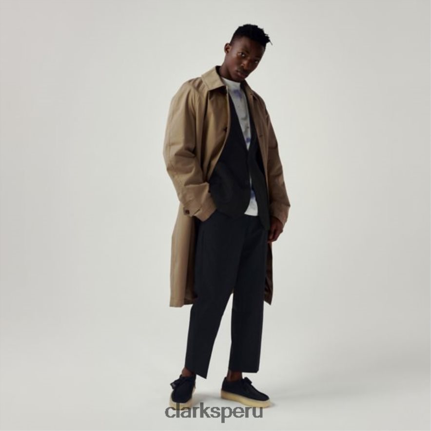 taza clarks wallabee de nubuck hombres Clarks 40N4LX5515 nubuck negro