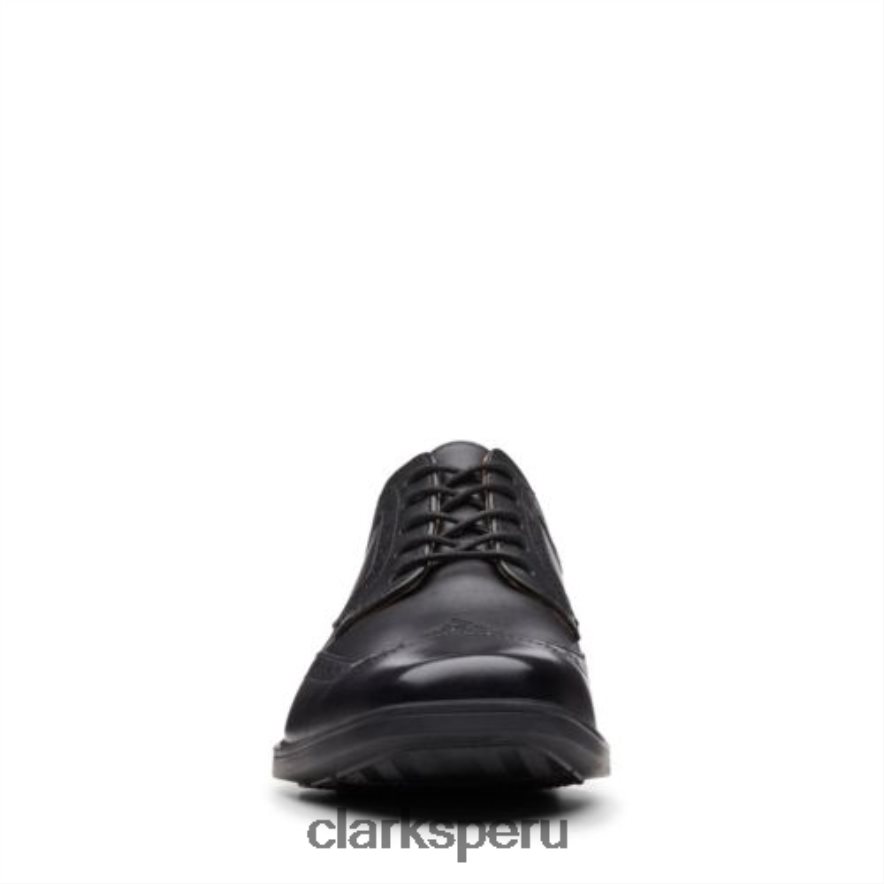 tilden ala clarks cuero negro hombres Clarks 40N4LX4455 cuero negro