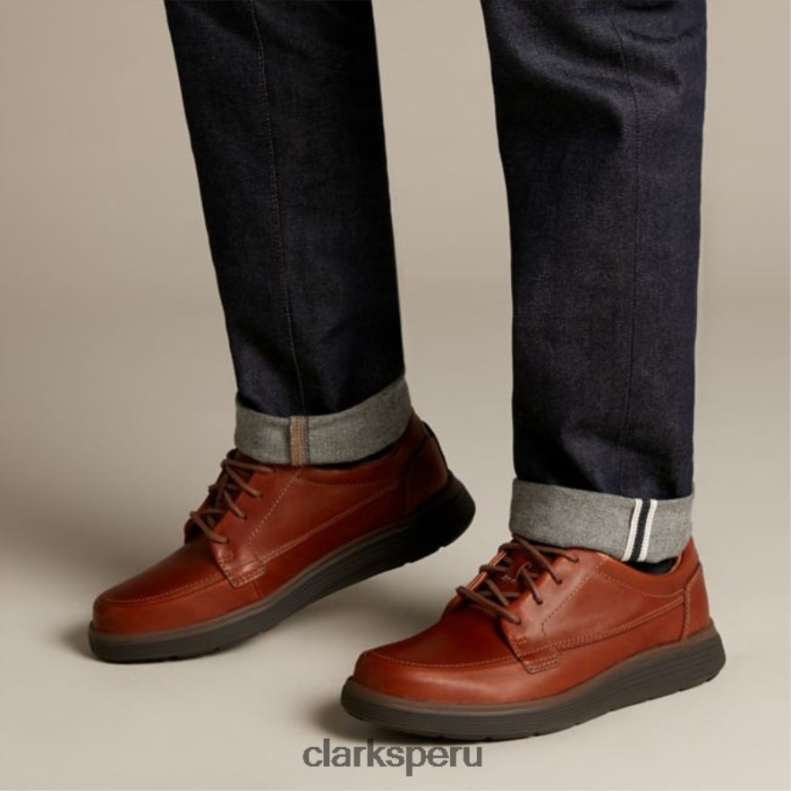 un abode easy cuero tostado oscuro clarks cuero tostado oscuro hombres Clarks 40N4LX5479 cuero bronceado oscuro