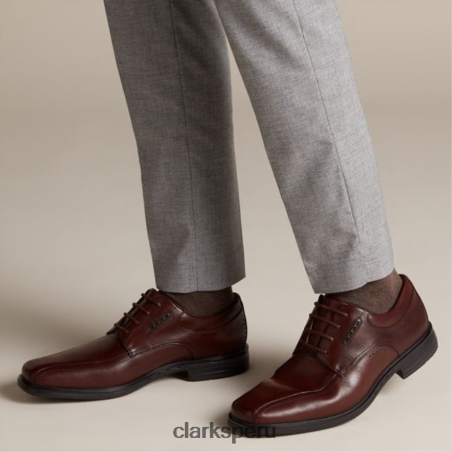 un kenneth way cuero marrón clarks cuero marrón hombres Clarks 40N4LX6709 cuero marrón