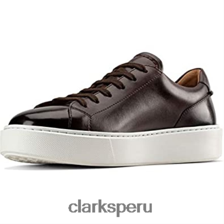 zapato de encaje hero lite para hombre cuero marrón clarks hombres Clarks 40N4LX2694 cuero marrón