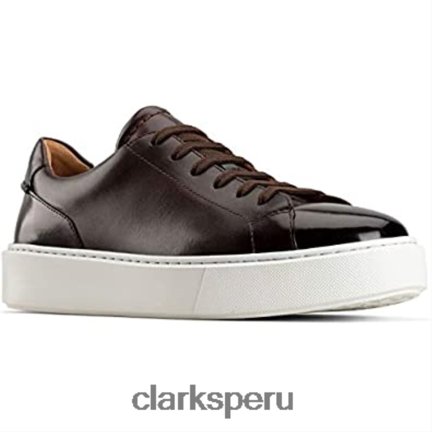 zapato de encaje hero lite para hombre cuero marrón clarks hombres Clarks 40N4LX2694 cuero marrón