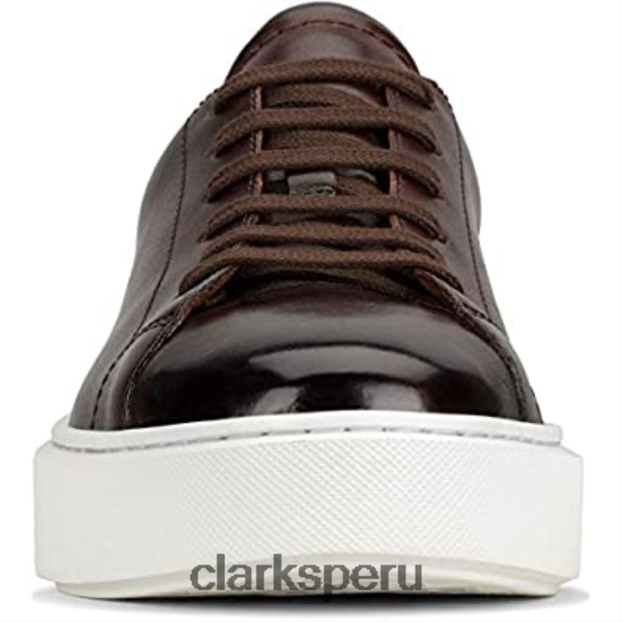 zapato de encaje hero lite para hombre cuero marrón clarks hombres Clarks 40N4LX2694 cuero marrón