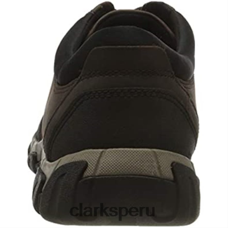 zapato de senderismo clarks grove edge ii para hombre cuero marrón hombres Clarks 40N4LX439 cuero marrón