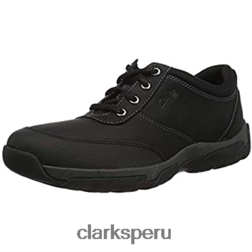 zapato de senderismo clarks grove edge ii para hombre de cuero negro hombres Clarks 40N4LX1559 cuero negro