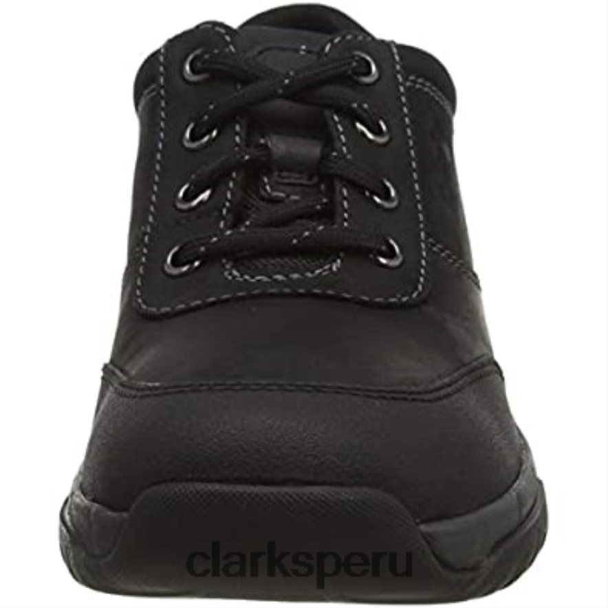 zapato de senderismo clarks grove edge ii para hombre de cuero negro hombres Clarks 40N4LX1559 cuero negro