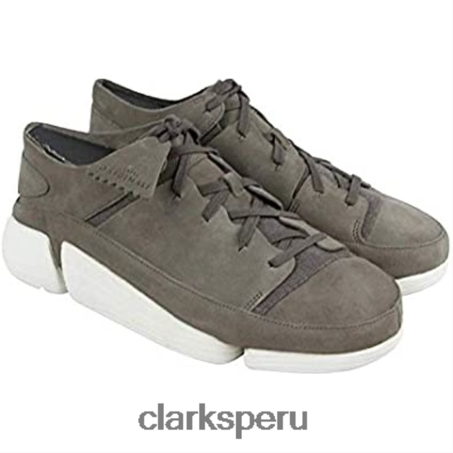 zapato trigenic evo hombre clarks gamuza gris hombres Clarks 40N4LX549 gamuza gris