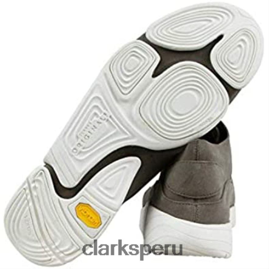 zapato trigenic evo hombre clarks gamuza gris hombres Clarks 40N4LX549 gamuza gris