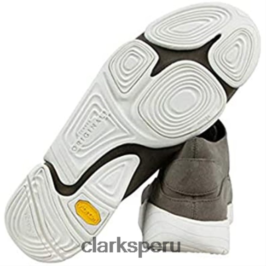 zapato trigenic evo hombre clarks gamuza gris hombres Clarks 40N4LX549 gamuza gris