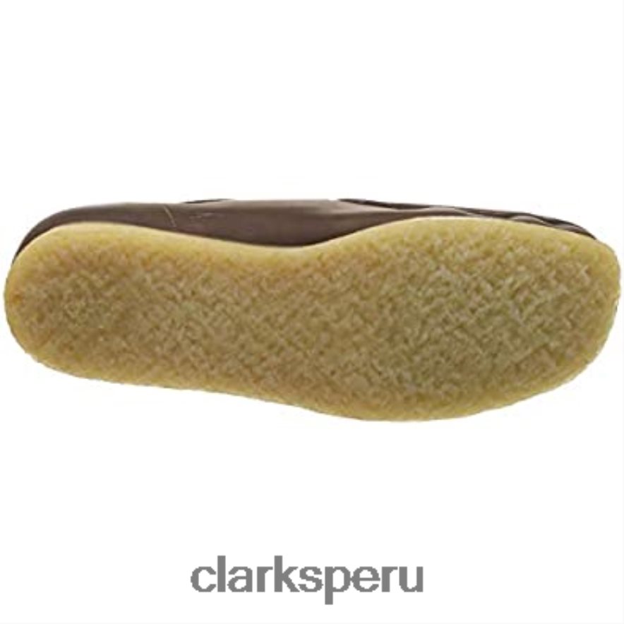 zapatos casuales de gamuza originals wallabee para hombre clarks marrón oscuro hombres Clarks 40N4LX2181