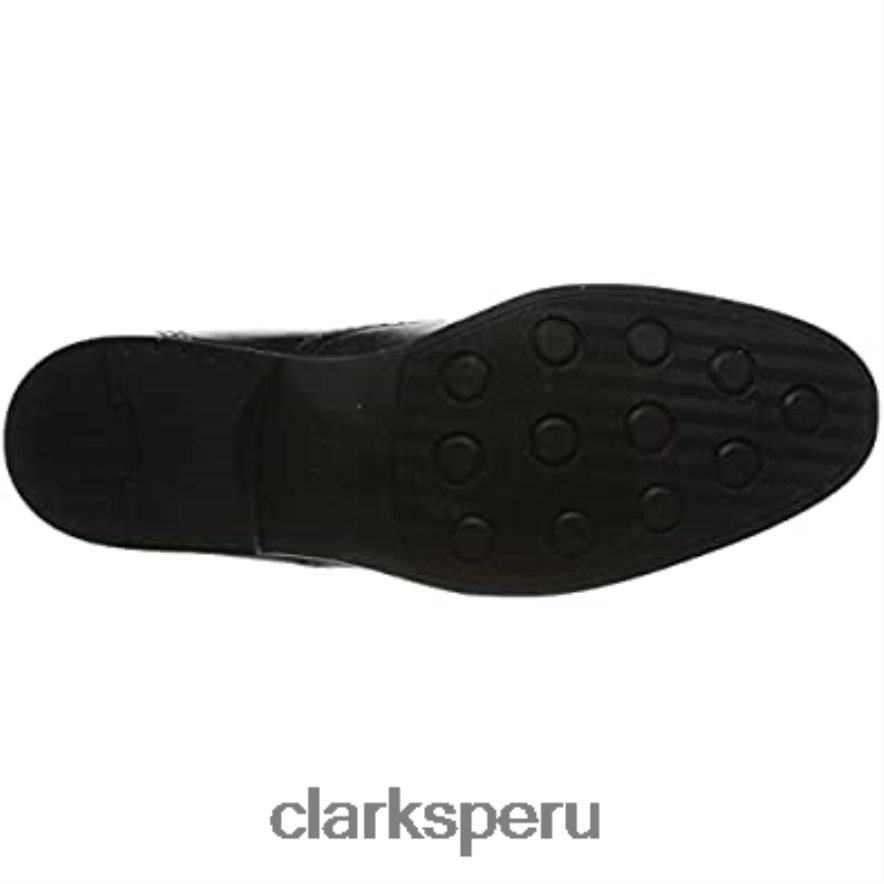 Clarks Oxford Whiddon Wing para hombre negros hombres Clarks 40N4LX336 cuero negro