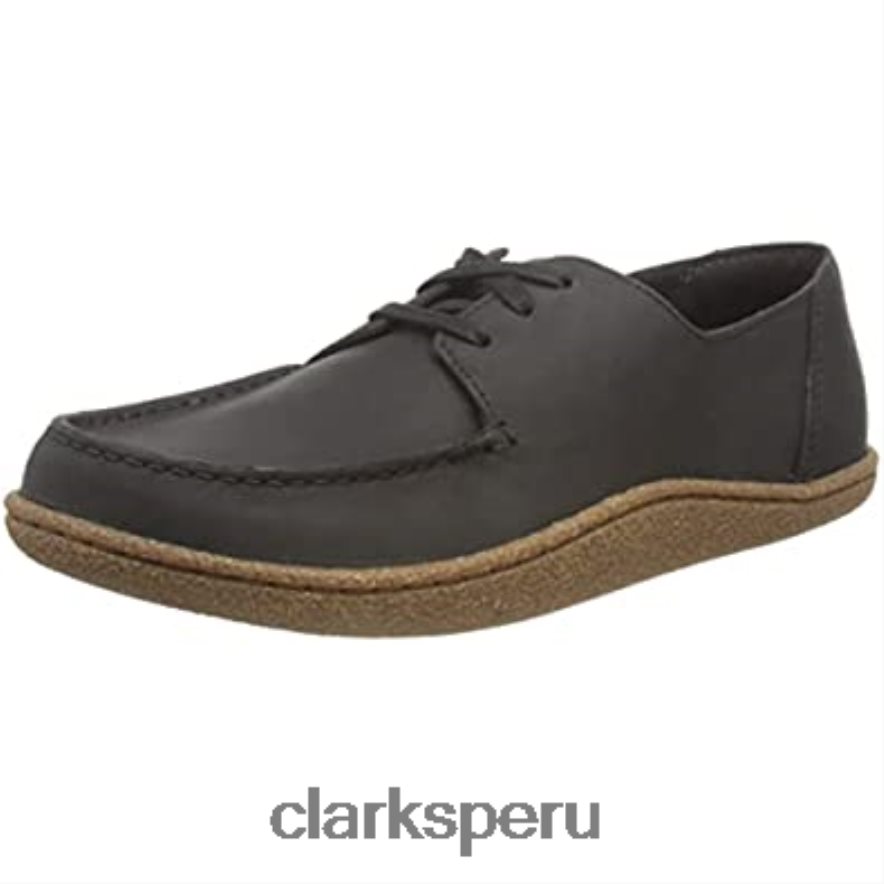 Clarks Pilton Lace Oxford de nobuk negro para hombre hombres Clarks 40N4LX720 nubuck negro