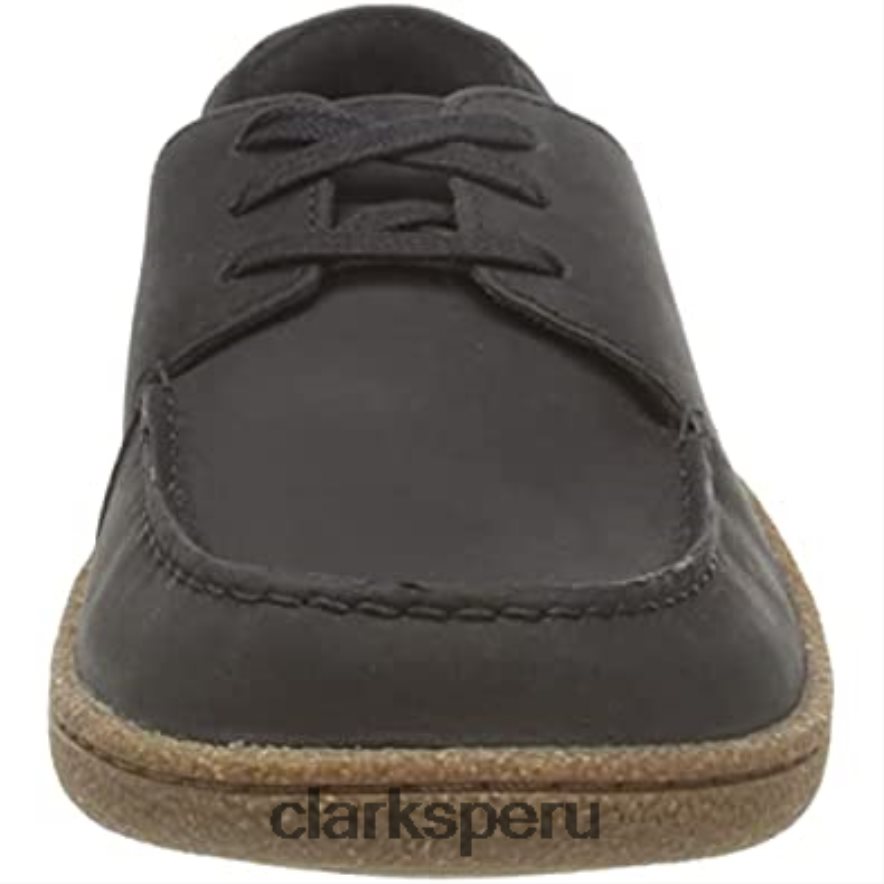 Clarks Pilton Lace Oxford de nobuk negro para hombre hombres Clarks 40N4LX720 nubuck negro