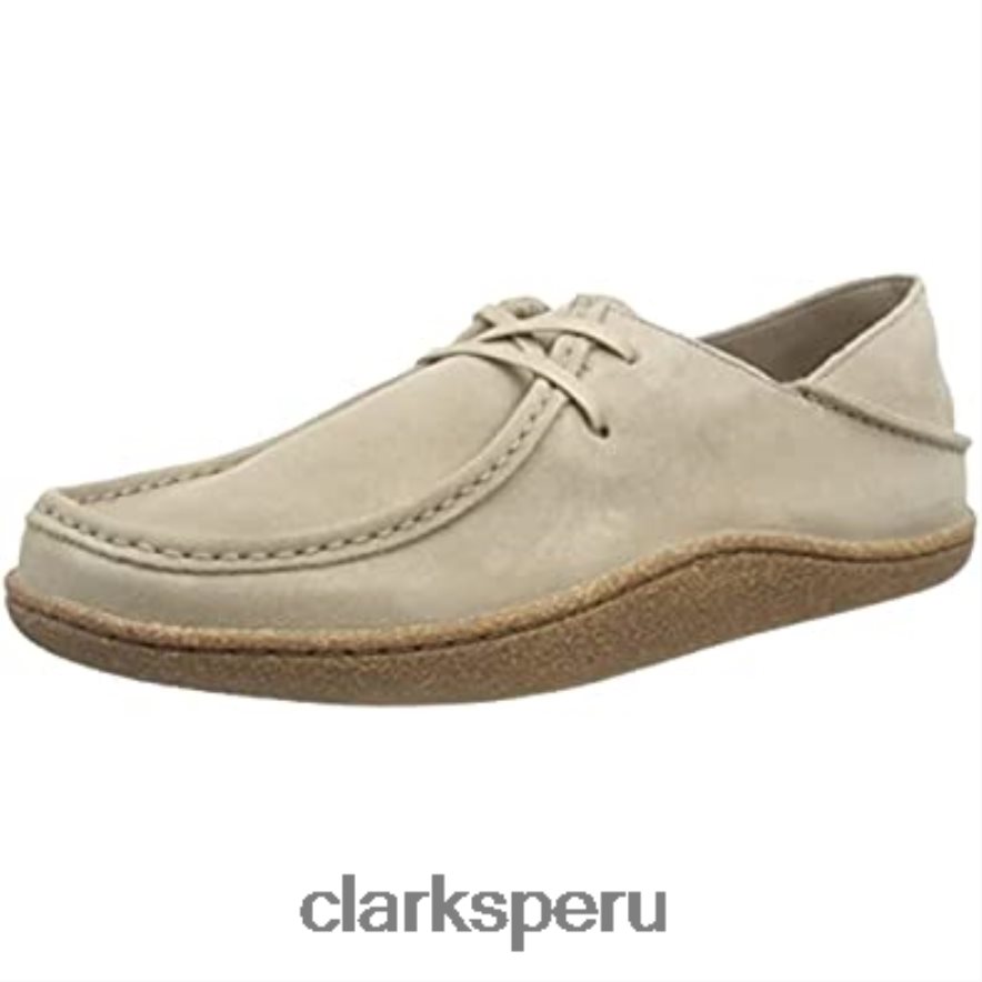 Clarks Piltonwallabee Oxford de gamuza color arena para hombre hombres Clarks 40N4LX787 gamuza arena