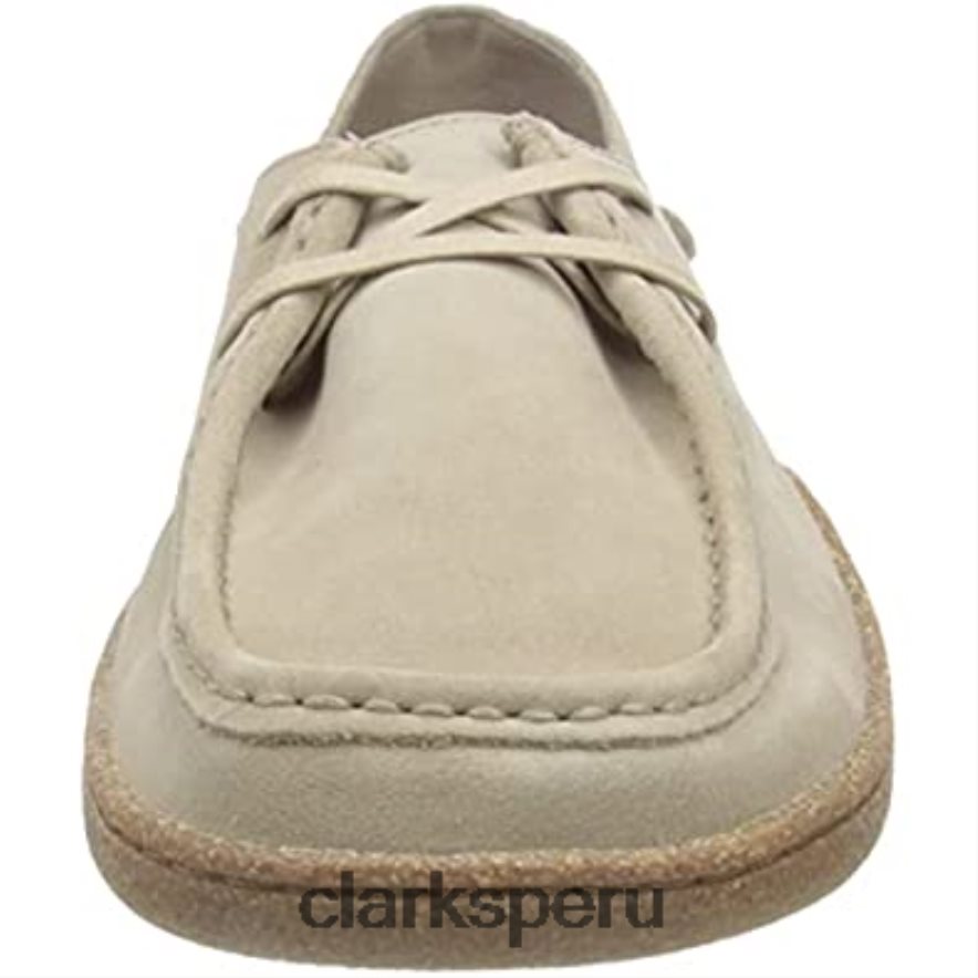 Clarks Piltonwallabee Oxford de gamuza color arena para hombre hombres Clarks 40N4LX787 gamuza arena