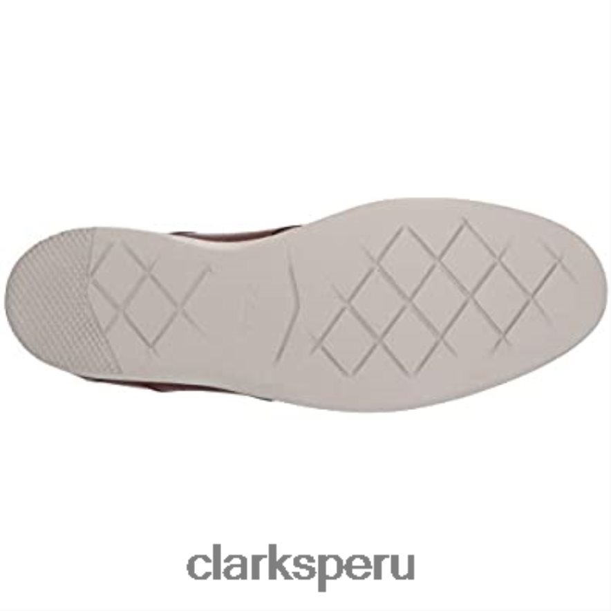 Clarks Raharto Vibe Oxford de cuero tostado para hombre hombres Clarks 40N4LX2177 cuero marrón
