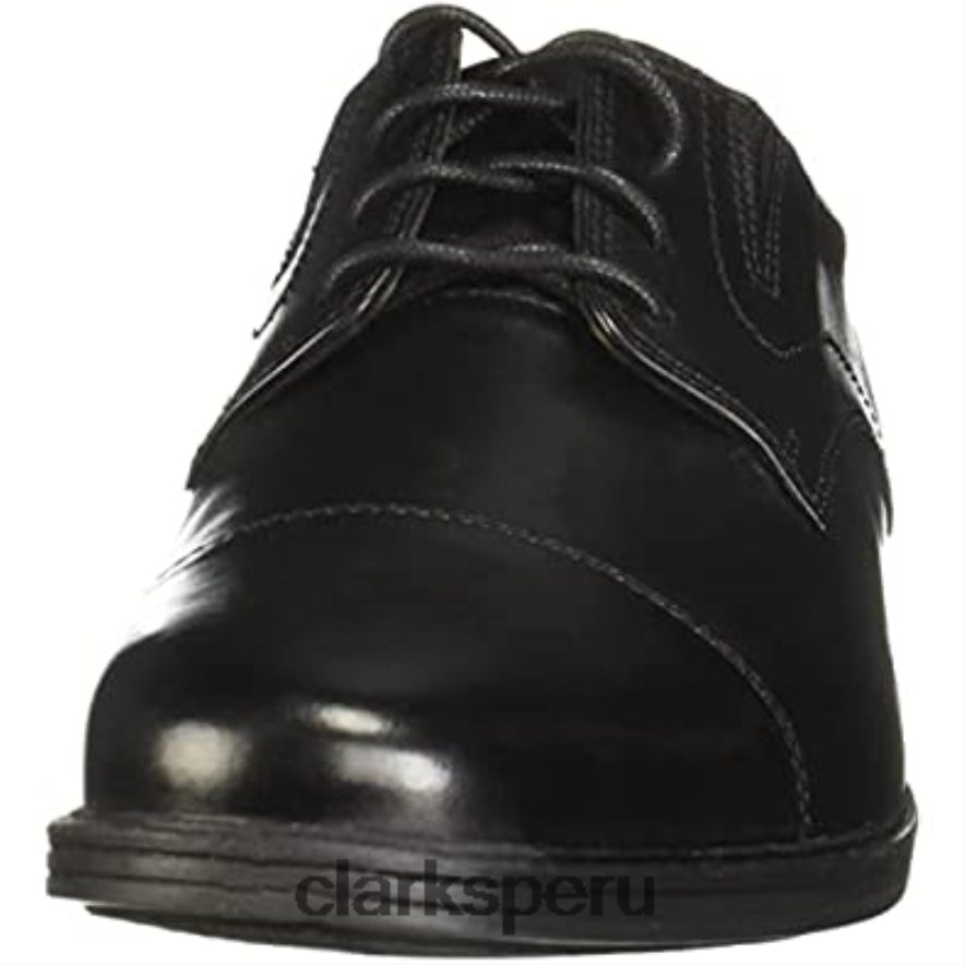 Clarks Whiddon Cap Oxford de cuero negro para hombre hombres Clarks 40N4LX2273 cuero negro