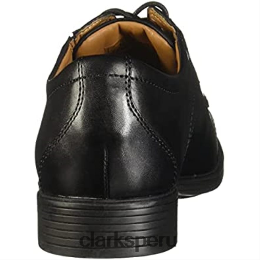 Clarks Whiddon Cap Oxford de cuero negro para hombre hombres Clarks 40N4LX2273 cuero negro