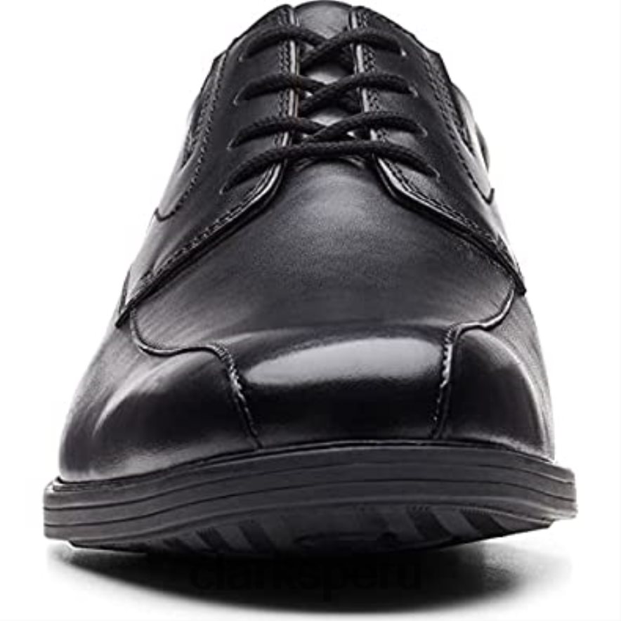 Clarks Whiddon Pace Oxford de cuero negro para hombre. hombres Clarks 40N4LX761 cuero negro