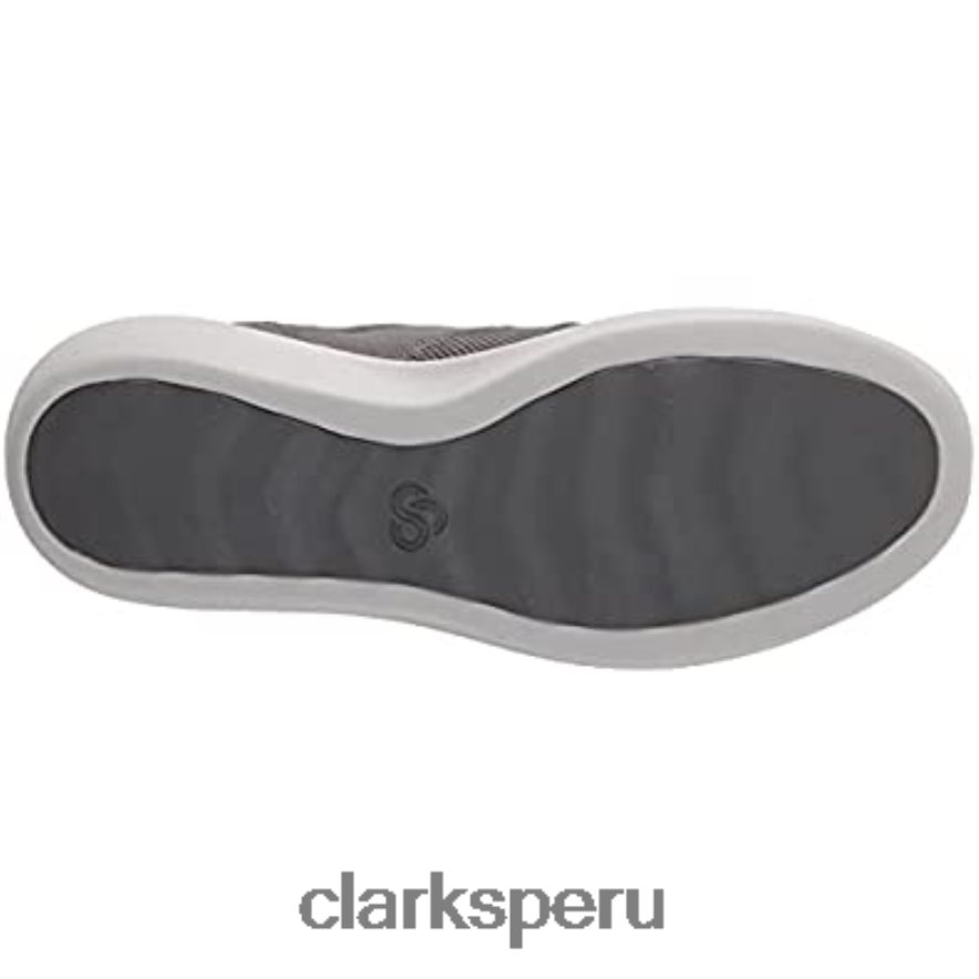 Clarks textil gris para hombre Step Urban Low Oxford hombres Clarks 40N4LX2384 textil gris