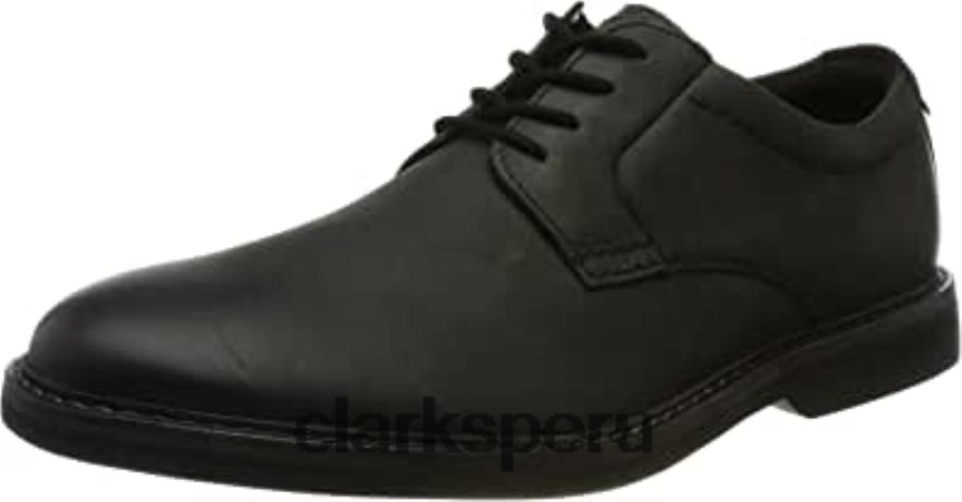 clarks atticus ltlace oxford de cuero negro para hombre hombres Clarks 40N4LX985 cuero negro