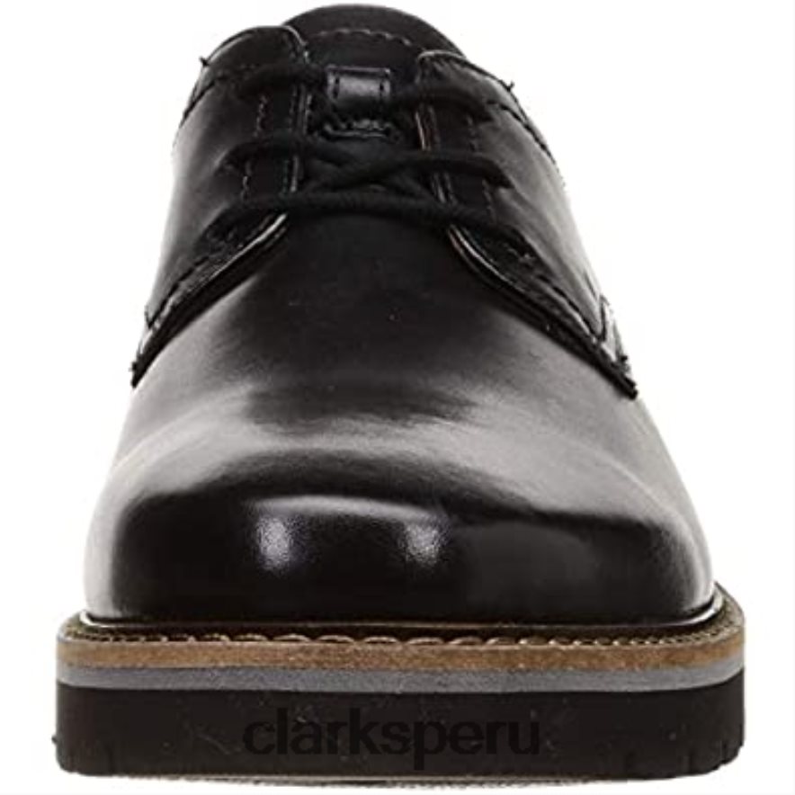 clarks bayhill plaoxford hombre cuero negro hombres Clarks 40N4LX2351 cuero negro