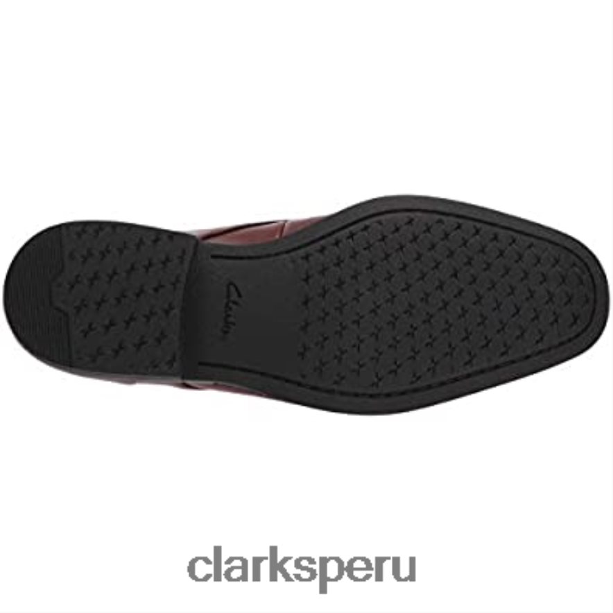 clarks de cuero tostado gilman plaoxford para hombre hombres Clarks 40N4LX1862