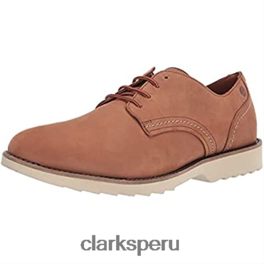 clarks fallhill plaoxford tostado oscuro nubuck para hombre hombres Clarks 40N4LX2110 nubuck bronceado oscuro